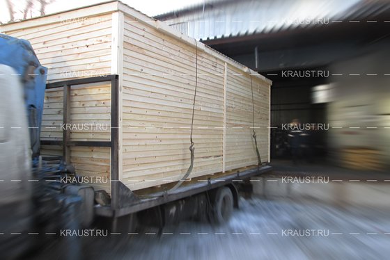 Бытовка-хозблок двухсекционная г.Чехов фото