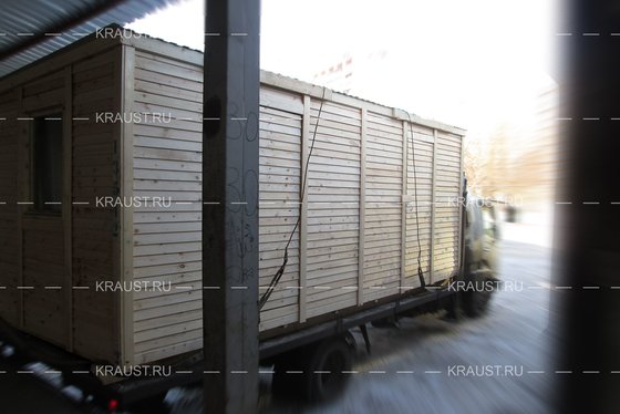 Бытовка-хозблок двухсекционная г.Чехов фото