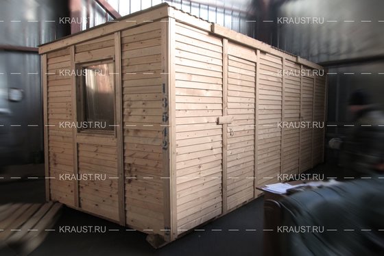 Бытовка-хозблок двухсекционная г.Чехов фото