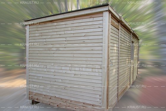 Деревянная бытовка Михнево, выд с боку