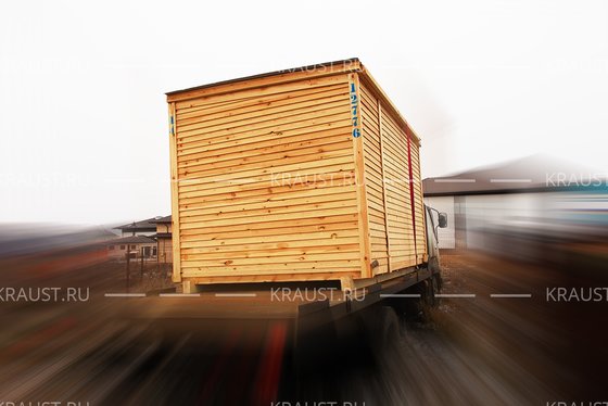 Деревянная бытовка Б-01 ДВП 4М