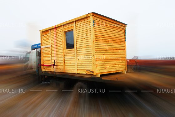 Деревянная бытовка Б-01 ДВП 4М