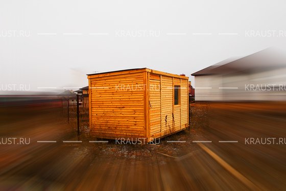 Деревянная бытовка Б-01 ДВП 4М