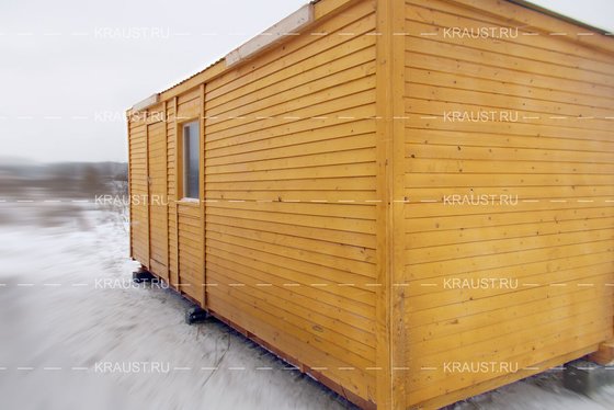 Деревянная бытовка Б-01 ДВП г.Егорьевск фото