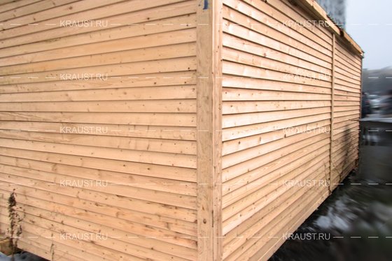 Деревянная бытовка Б-01 ДВП п.Ангелово фото