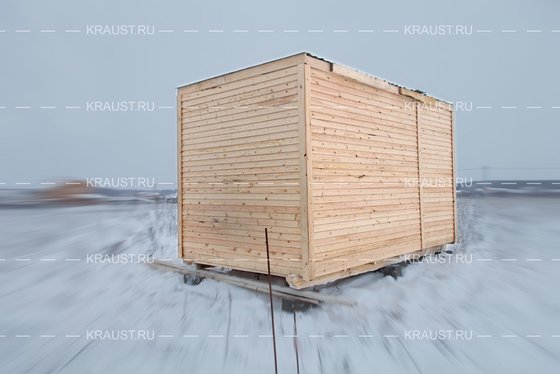 Деревянная бытовка Б-01 г.Ногинск фото