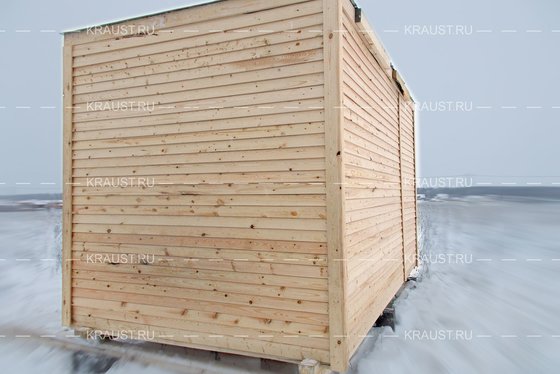 Деревянная бытовка Б-01 г.Ногинск фото