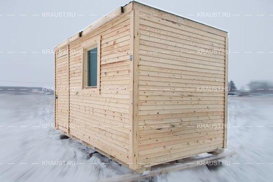 Деревянная бытовка Б-01 г.Ногинск фото