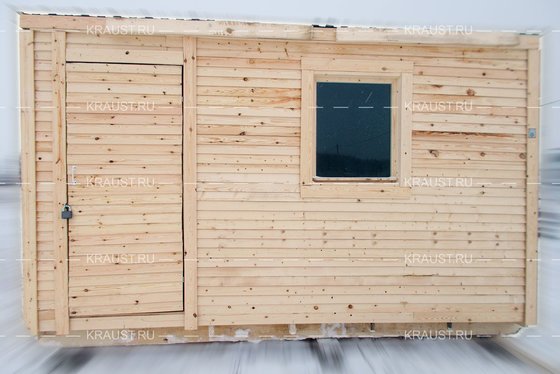 Деревянная бытовка Б-01 г.Ногинск фото