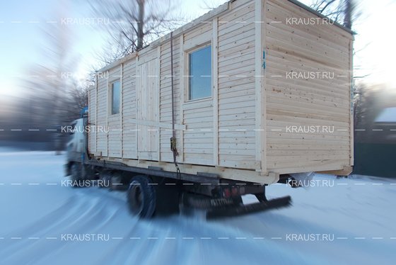 Деревянная бытовка Б-02 ДВП г.Климовск фото