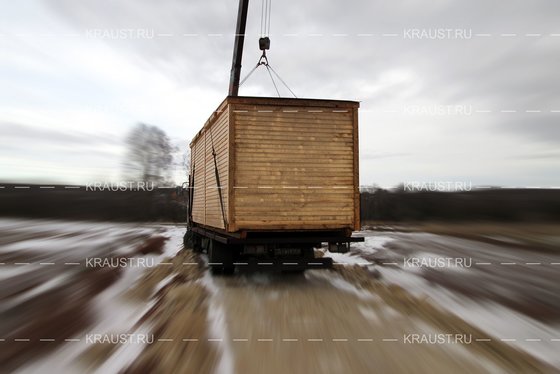 Деревянная бытовка Б-02 ДВП г.Ржев фото