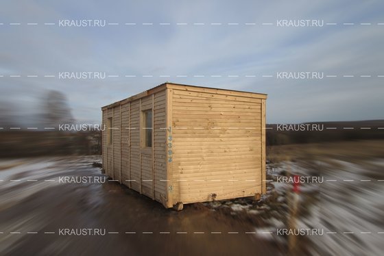 Деревянная бытовка Б-02 ДВП г.Ржев  фото