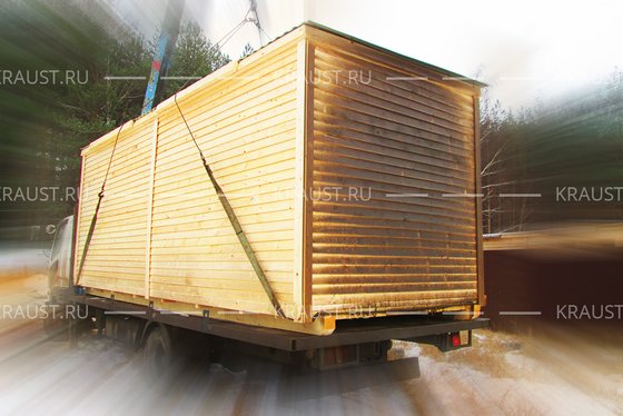 Деревянная бытовка Б-02 ДВП фото