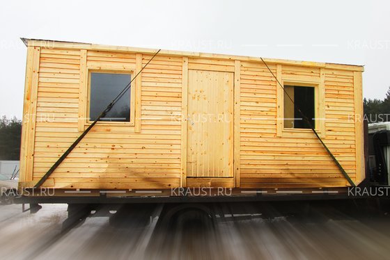 Деревянная бытовка Б-02 ДВП фото