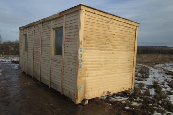 Деревянная бытовка г.Звенигород фото