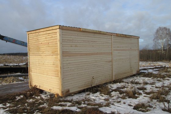 Деревянная бытовка г.Звенигород фото