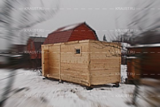 Деревянная бытовка с.Ершово фото