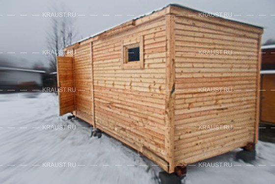 Деревянная бытовка с.Ершово фото