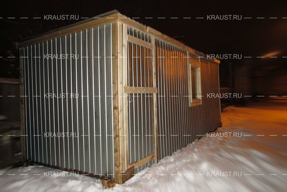 Металлическая бытовка БЖ-01 ДВП г.Ельня фото