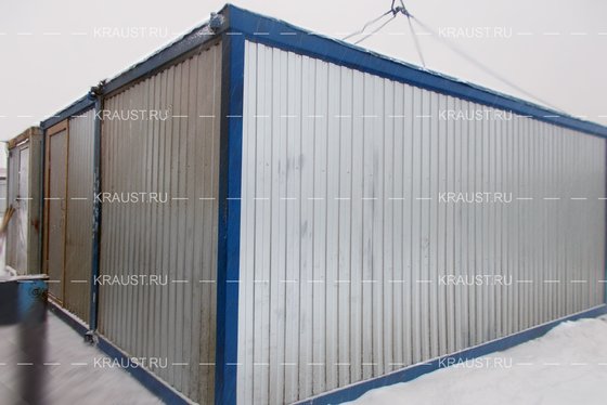 Модульное здание из 2х БК00 с пластиковой отделкой г. Красноармейск фото