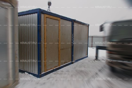 Модульное здание из 2х БК00 с пластиковой отделкой г. Красноармейск фото