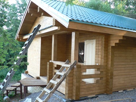 Строительство деревянных дачных домиков в Москве фото